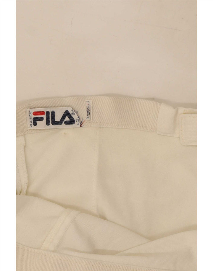 Fila Womens Casual Shorts Large W32 Off White
