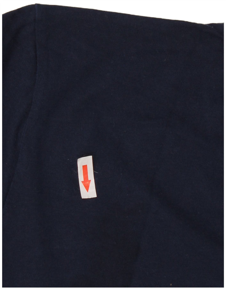Adidas Mens Graphic T-Shirt Top Large Navy Blue