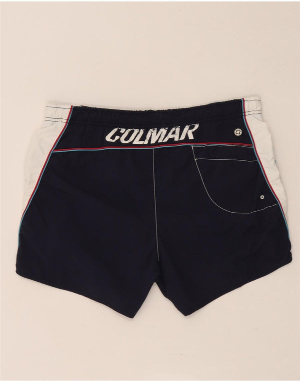 Colmar Mens Graphic Swimming Shorts IT 52 XL Navy Blue Colourblock
