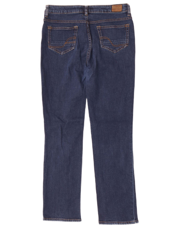 Fat Face Womens Slim Jeans UK 10 Small W28 L29 Navy Blue