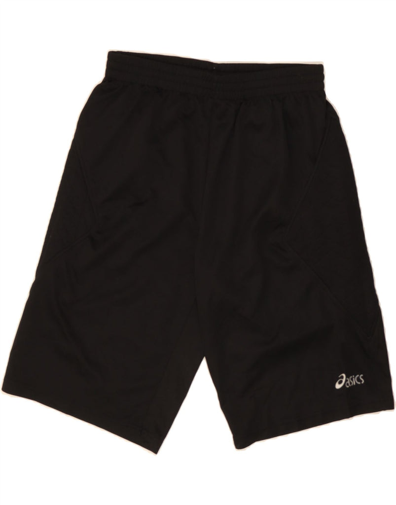 ASICS Mens Sport Shorts XL  Black Polyester Vintage Asics and Second-Hand Asics from Messina Hembry 