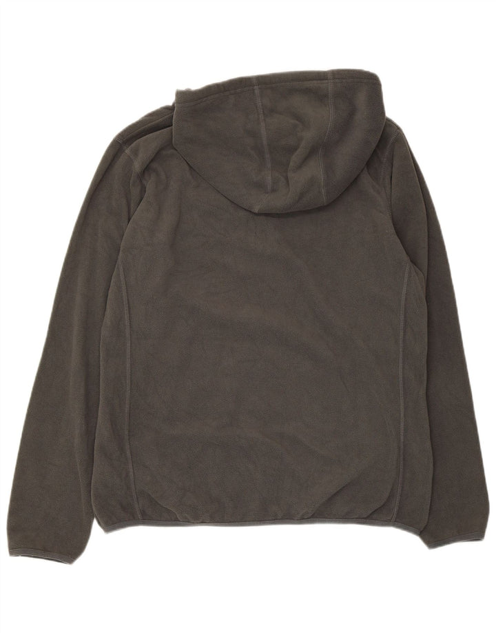 Mountain Warehouse Womens Hooded Fleece Jumper UK 16 Large Grey Polyester