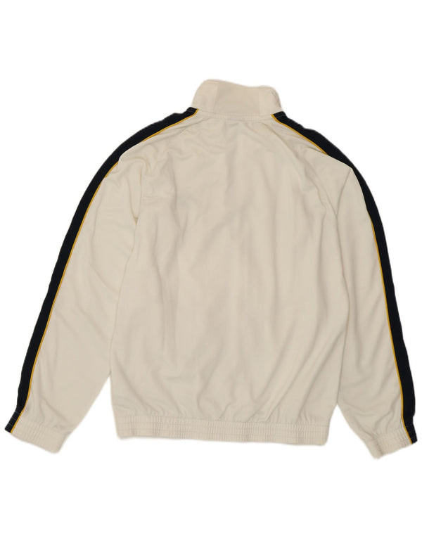Nike Mens Regular Fit Tracksuit Top Jacket Small White Colourblock Sports