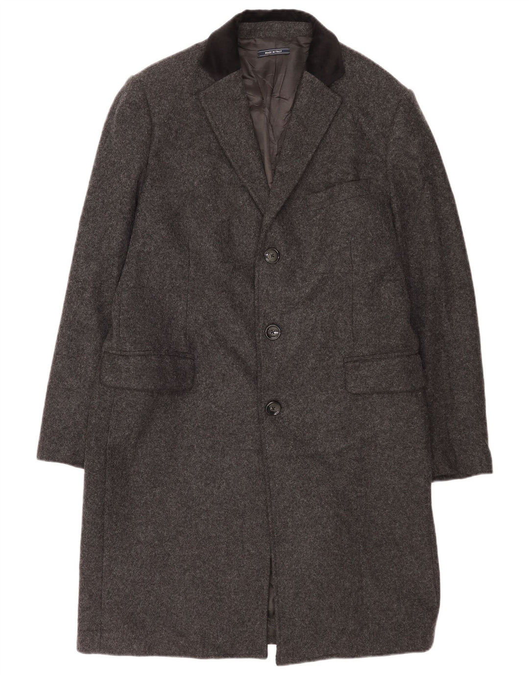 Fradi Mens Overcoat UK 42 XL Grey Cashmere