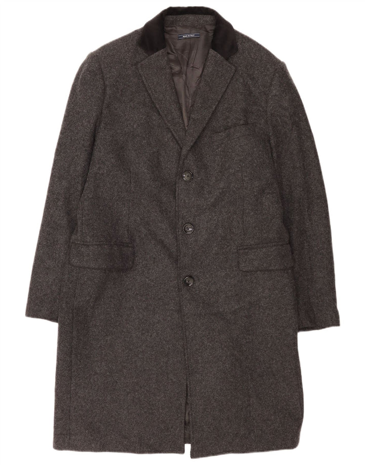 Fradi Mens Overcoat UK 42 XL Grey Cashmere