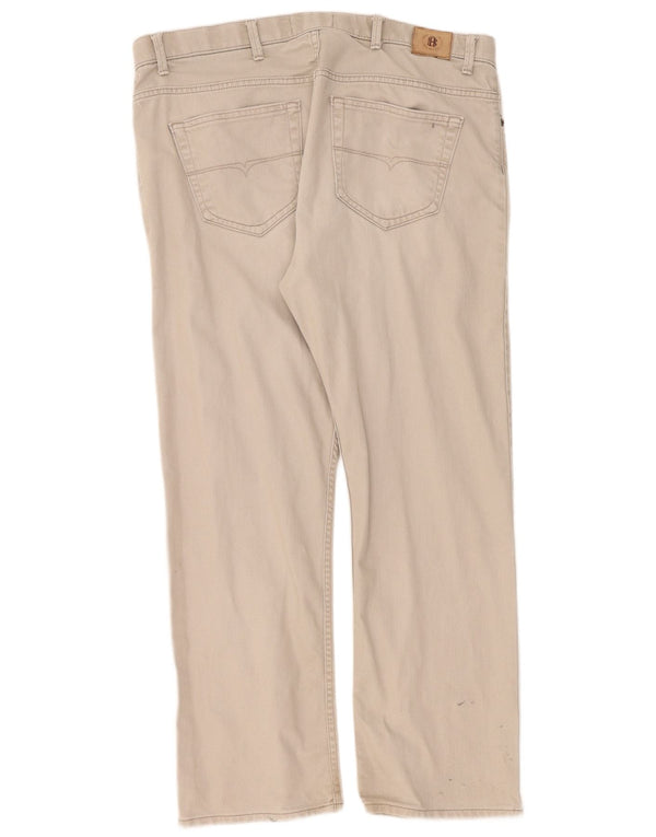 Marks & Spencer Mens Blue Harbour Straight Jeans W40 L31 Grey Cotton
