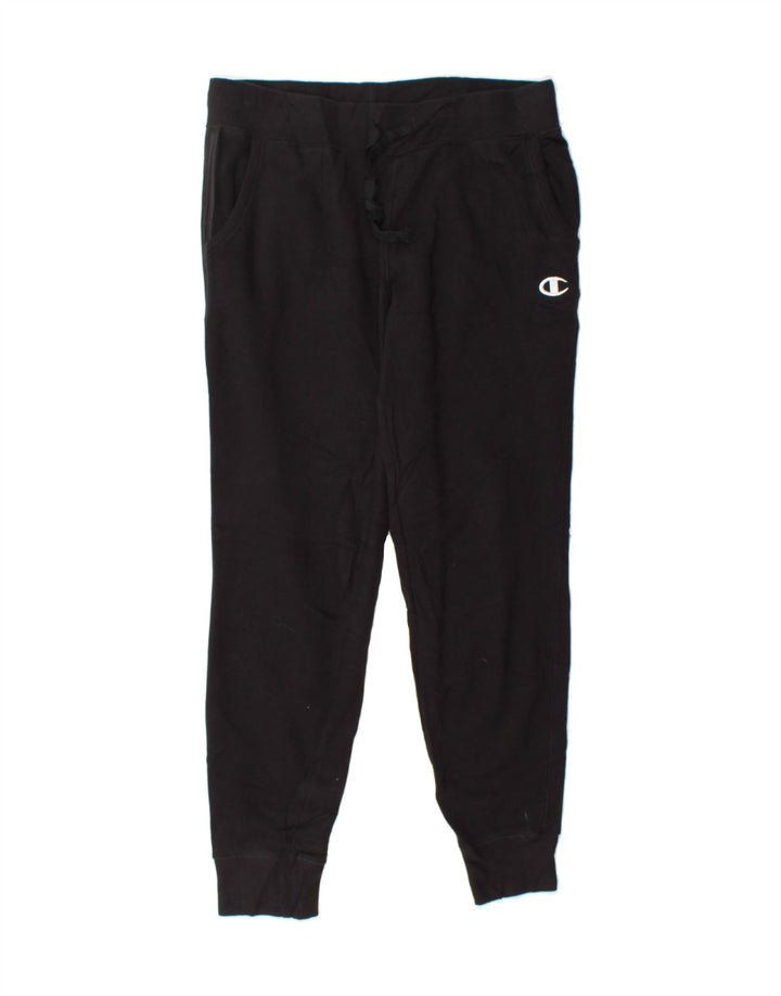 CHAMPION Mens Tracksuit Trousers Joggers Small  Black Cotton Vintage Champion and Second-Hand Champion from Messina Hembry 