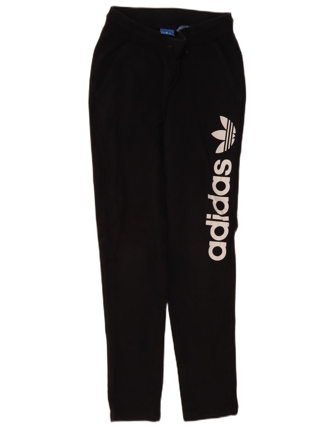 Adidas Womens Graphic Tracksuit Trousers UK 10 Small Black