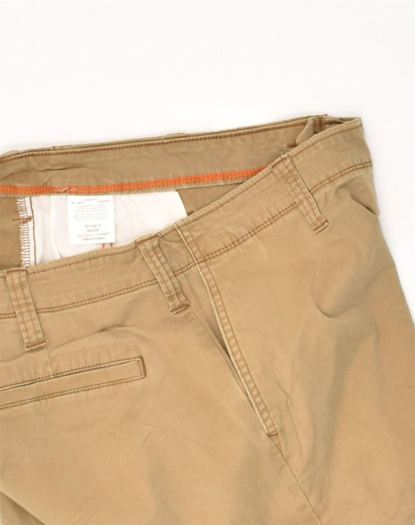 LEE Mens Straight Chino Trousers W38 L30  Beige Cotton | Vintage Lee | Thrift | Second-Hand Lee | Used Clothing | Messina Hembry 