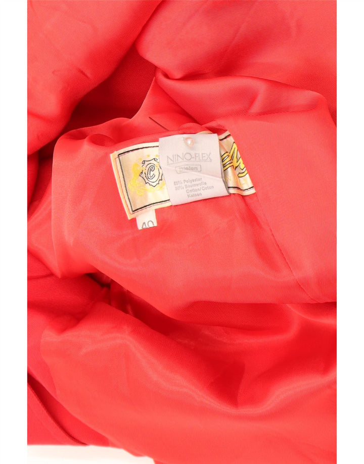 Diolen Womens Overcoat EU 40 Medium Red Polyester