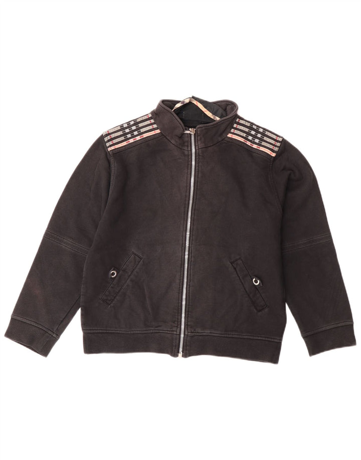 Burberry Boys Tracksuit Top Jacket 9-10 Years Black Striped