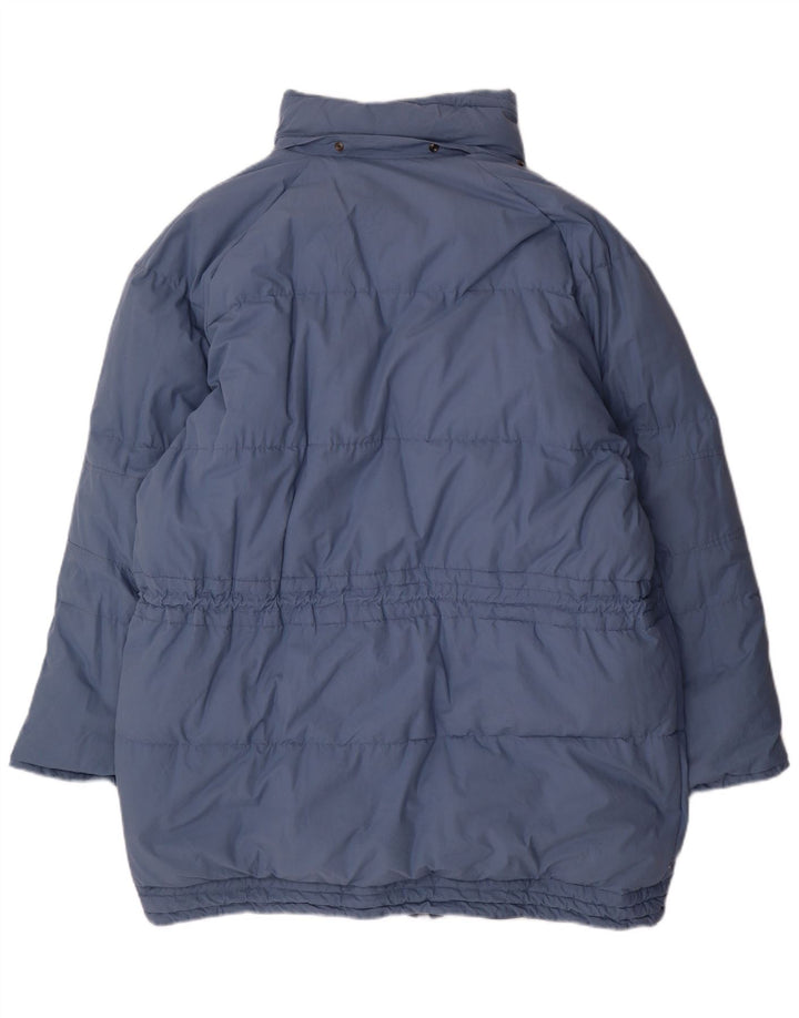 DIADORA Mens Loose Fit Reversible Padded Jacket UK 38 Medium Blue Cotton