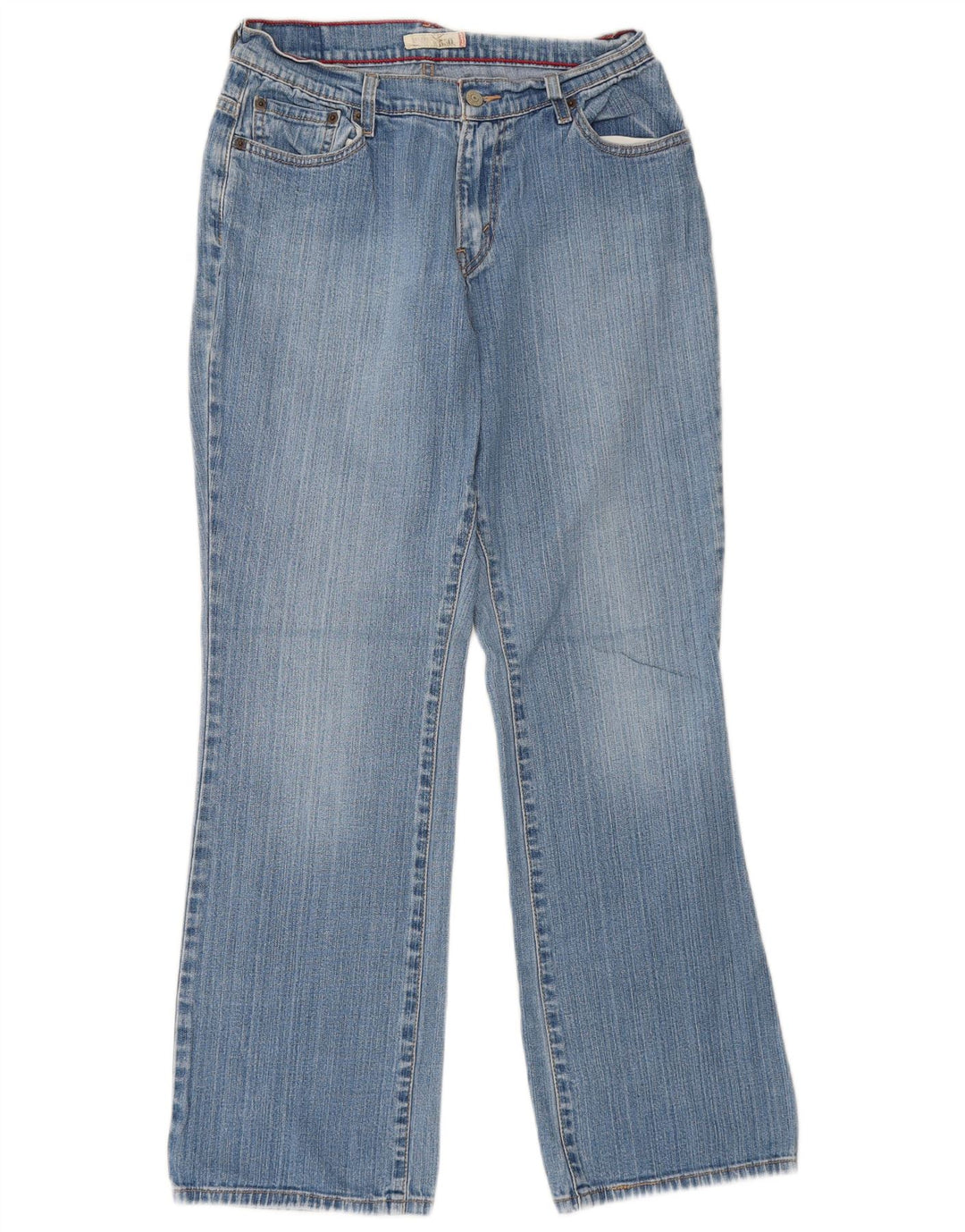 Levi's Womens 550 Straight Jeans US 8 Medium W30 L31 Blue Cotton