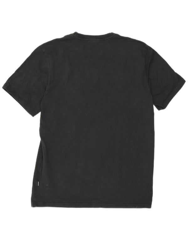 Converse Mens Graphic T-Shirt Top Medium Black Cotton