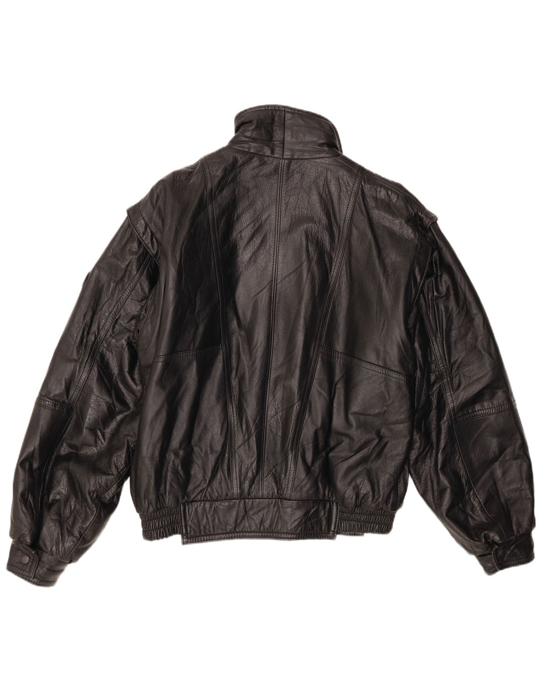 HONDA Mens Leather Jacket UK 40 Large Black Leather