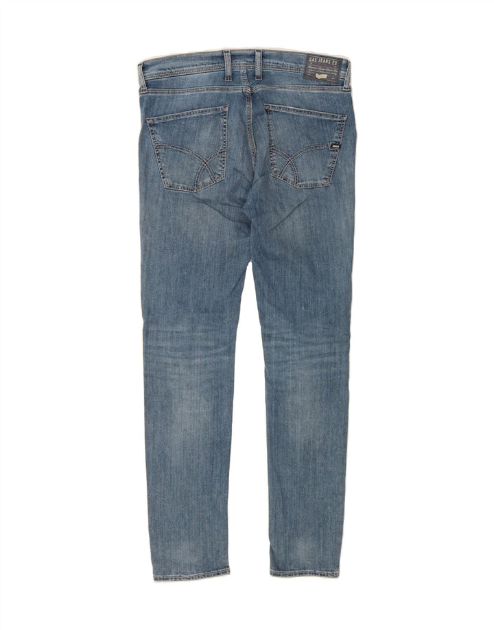 GAS Womens Slim Jeans W36 L34 Blue Cotton Vintage Gas and Second-Hand Gas from Messina Hembry 