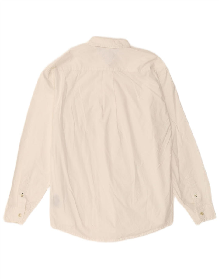 TOMMY HILFIGER Boys Shirt 13-14 Years Large White Cotton