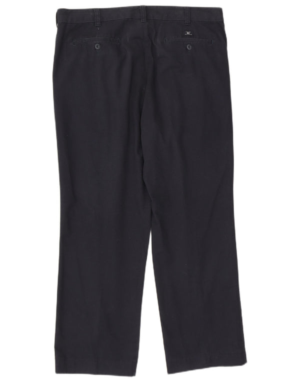Marks & Spencer Mens Blue Harbour Pegged Chino Trousers W38 L31 Navy Blue
