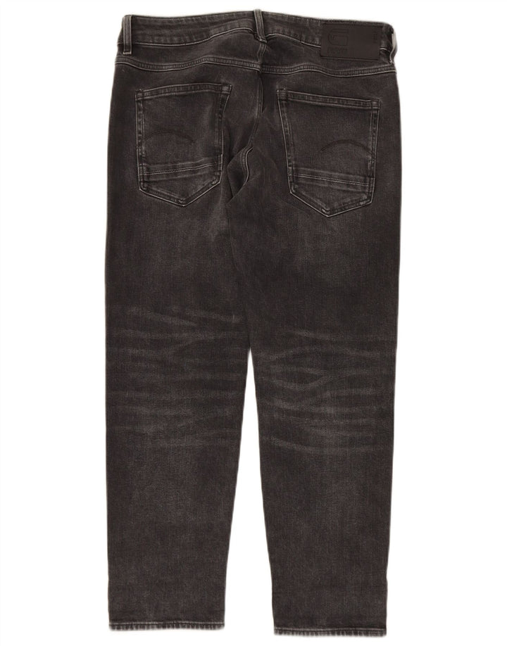 G-STAR Womens Kate Cropped Jeans W28 L24 Black Cotton