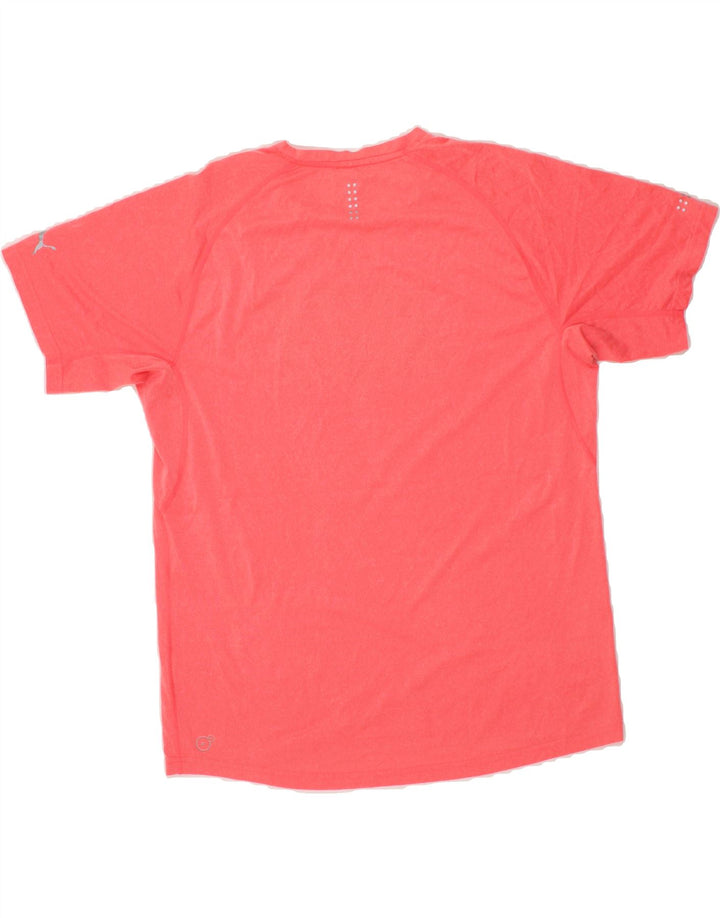 PUMA Mens Graphic T-Shirt Top Large Pink Vintage Puma and Second-Hand Puma from Messina Hembry 