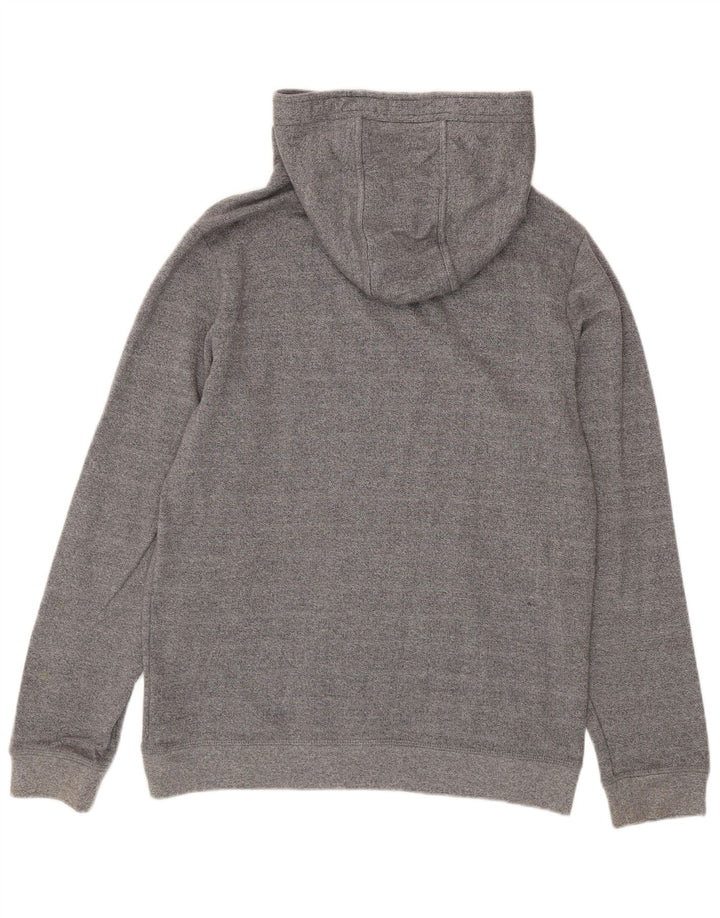 Tommy Hilfiger Mens Hoodie Jumper Medium Grey Flecked Cotton