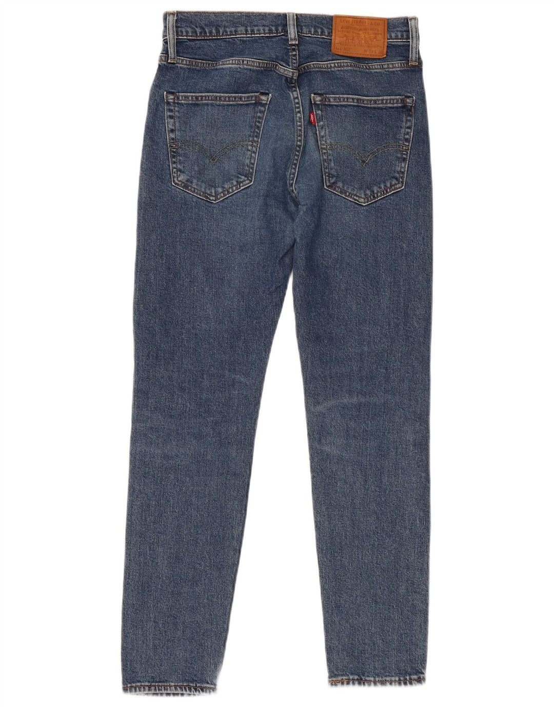 Levi's Womens 512 Slim Tapered Jeans W29 L30 Blue Cotton