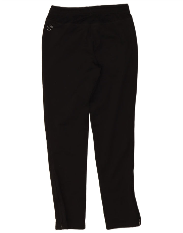 Puma Boys Graphic Tracksuit Trousers 9-10 Years Black Polyester
