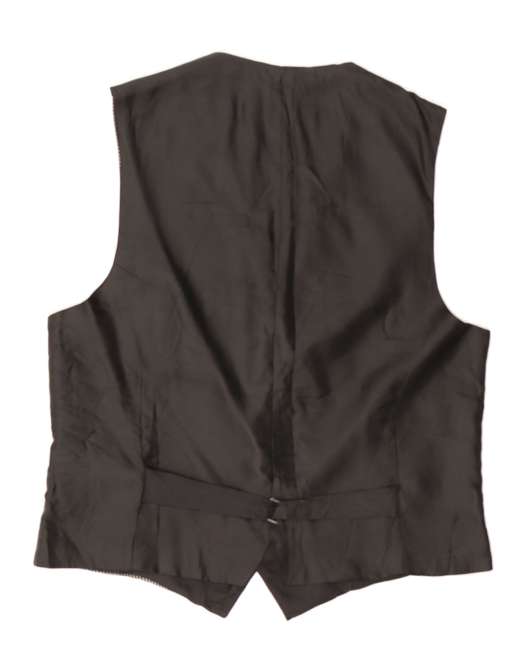 VINTAGE Mens Waistcoat Medium Silver Pinstripe Vintage Vintage and Second-Hand Vintage from Messina Hembry 