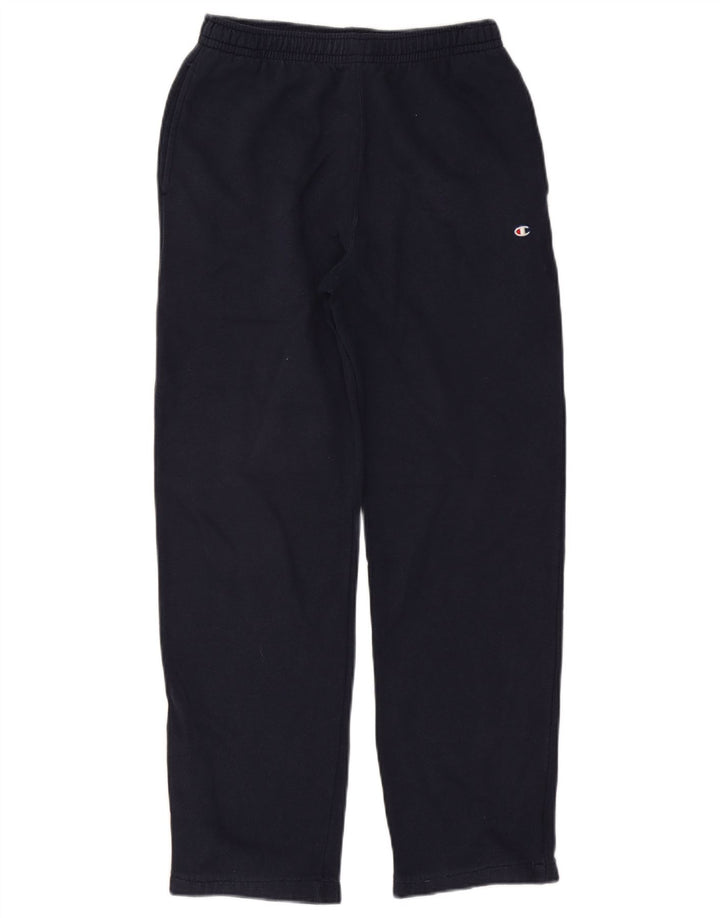 Champion Mens Tracksuit Trousers Small  Navy Blue Cotton