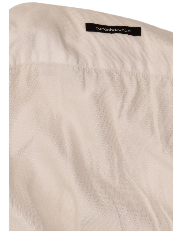 Roccobarocco Mens Shirt Small White