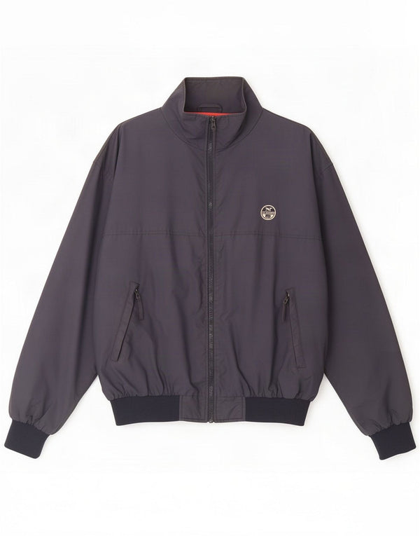 North Sails Mens Bomber Jacket UK 42 XL Navy Blue