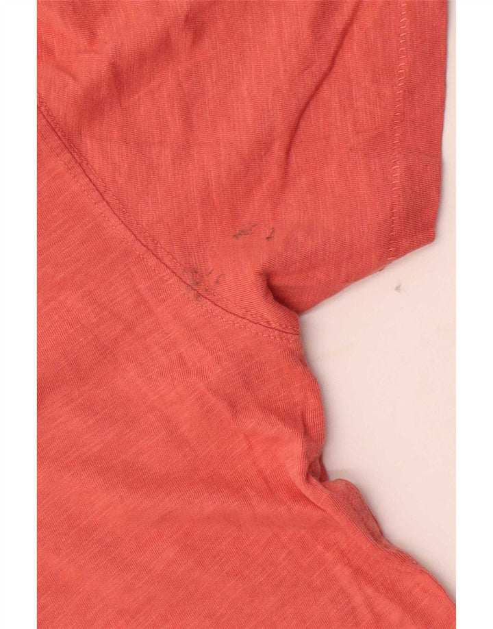 Fat Face Mens T-Shirt Top Medium Orange Flecked Cotton