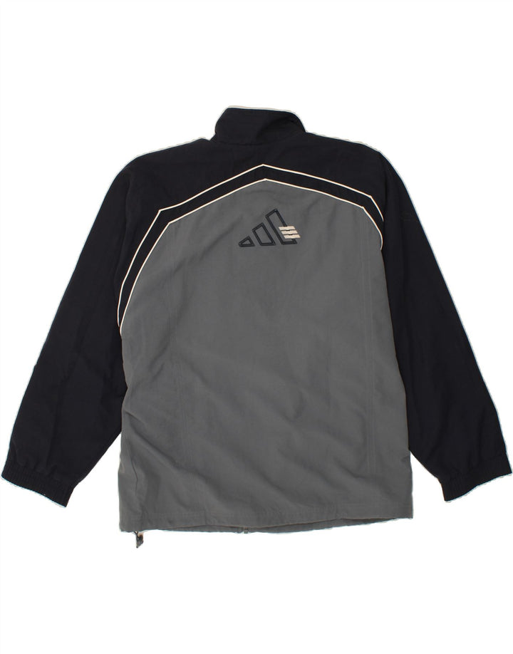 ADIDAS Boys Tracksuit Top Jacket 15-16 Years Grey Colourblock Vintage Adidas and Second-Hand Adidas from Messina Hembry 