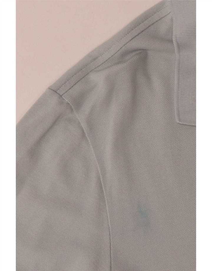 Lacoste Mens Polo Shirt Size 4 Medium Blue Cotton