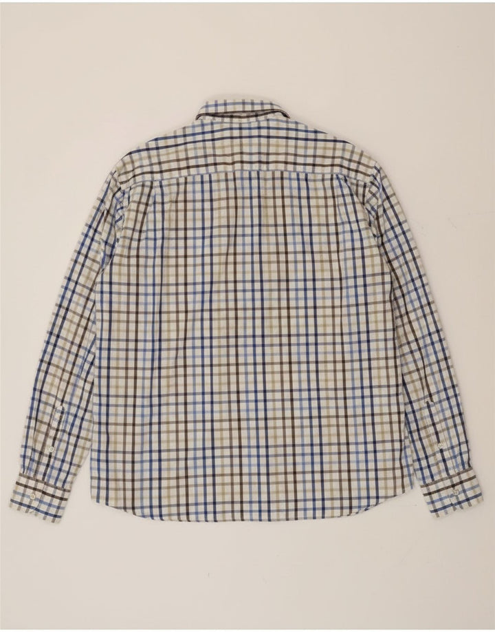 Paul & Shark Mens Yachting Shirt Size 44 XL Multicoloured Check Cotton
