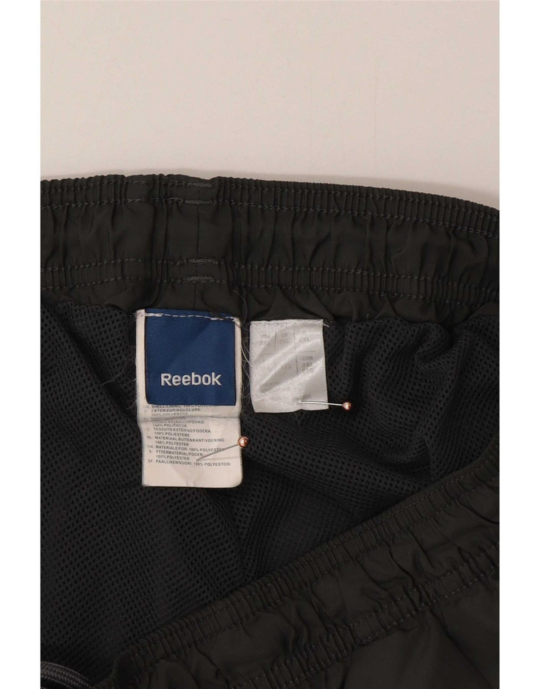 Reebok Mens Tracksuit Trousers 2XL  Green Polyester