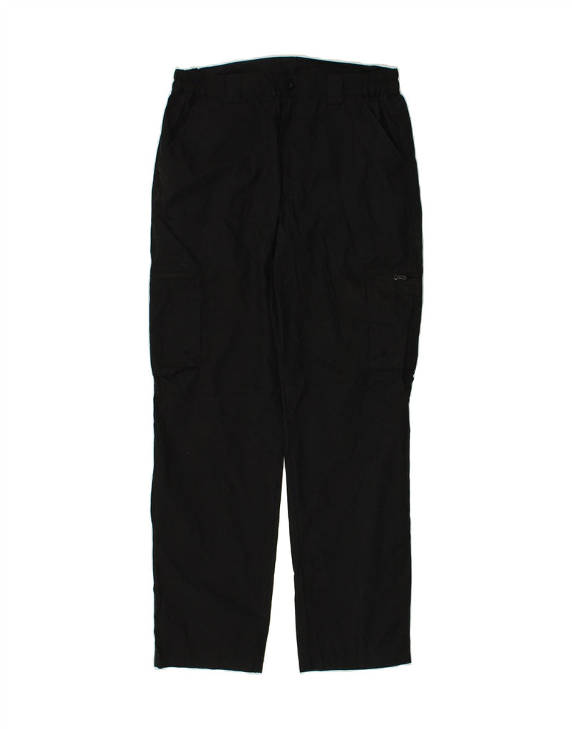 MOUNTAIN WAREHOUSE Mens Straight Cargo Trousers W32 L30 Black Cotton | Vintage Mountain Warehouse | Thrift | Second-Hand Mountain Warehouse | Used Clothing | Messina Hembry 