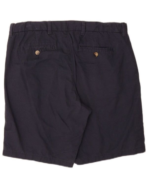 James Pringle Mens Chino Shorts W36 Large Navy Blue Cotton Classic