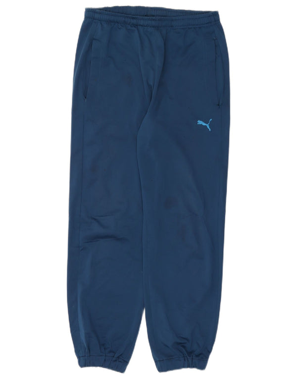 PUMA Mens Tracksuit Trousers Joggers Small Navy Blue
