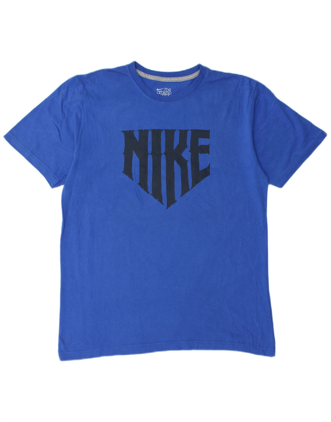 Nike Mens Standard Fit Graphic T-Shirt Top Large Blue Cotton