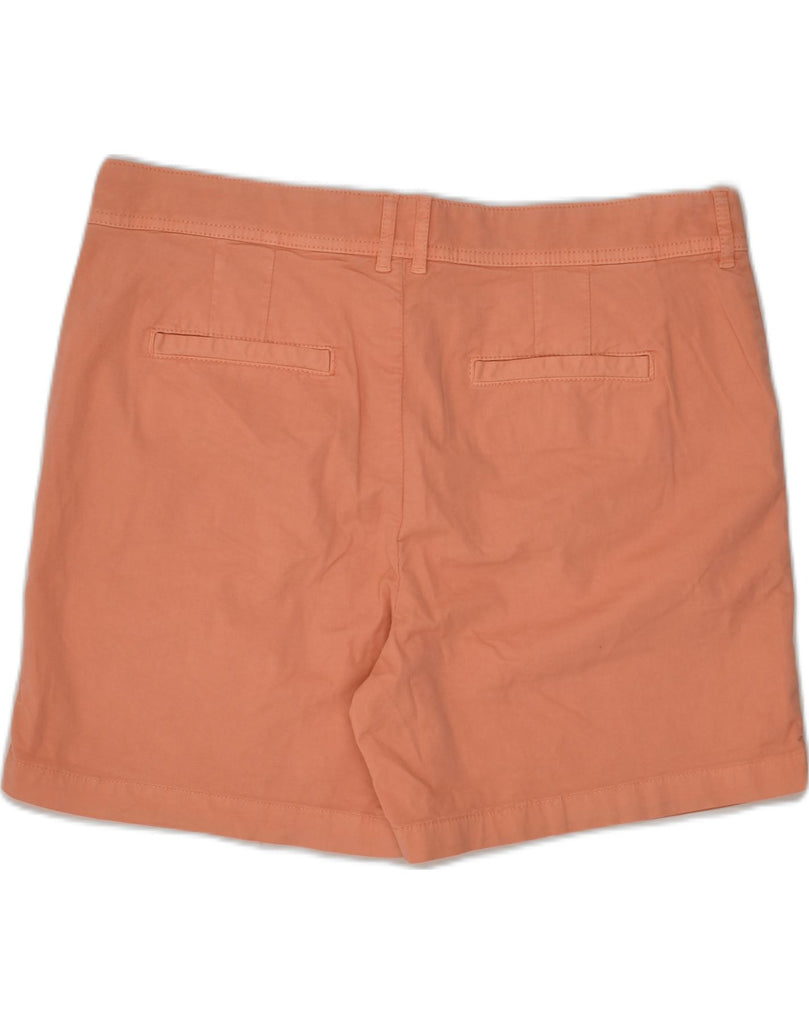 FAT FACE Womens Garment Dyed Chino Shorts UK 14 Large W36  Orange Cotton | Vintage Fat Face | Thrift | Second-Hand Fat Face | Used Clothing | Messina Hembry 