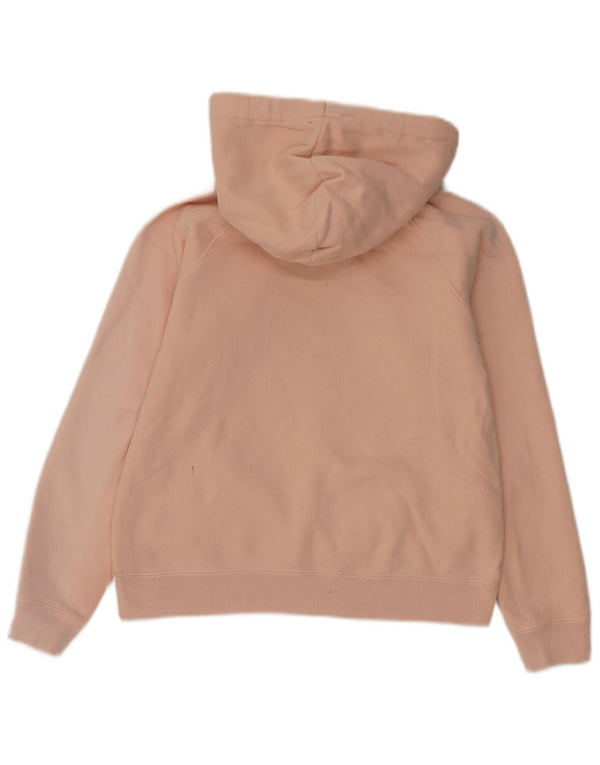 Jack Wills Womens Graphic Hoodie Jumper UK 8 Small Pink Cotton