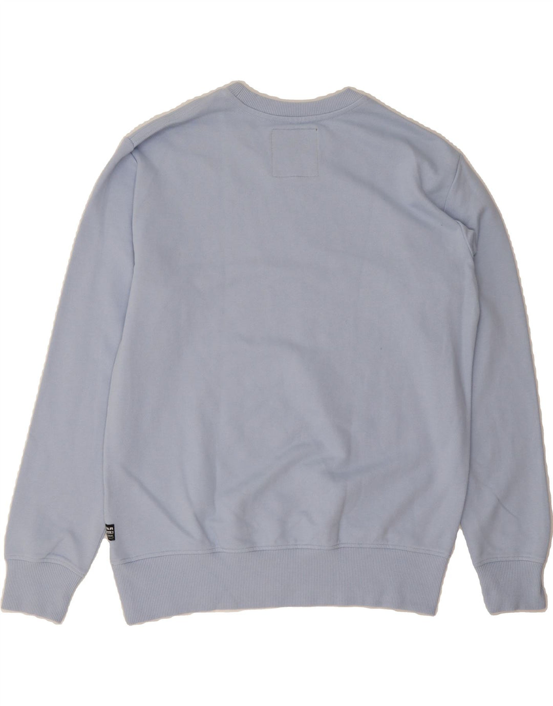 G-STAR Mens Graphic Sweatshirt Jumper Large Blue Cotton Vintage G-Star and Second-Hand G-Star from Messina Hembry 