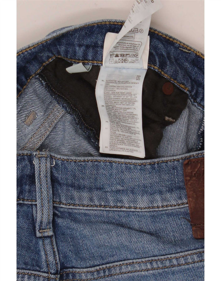 G-Star Mens 3301 Slim Jeans W34 L32 Blue Cotton