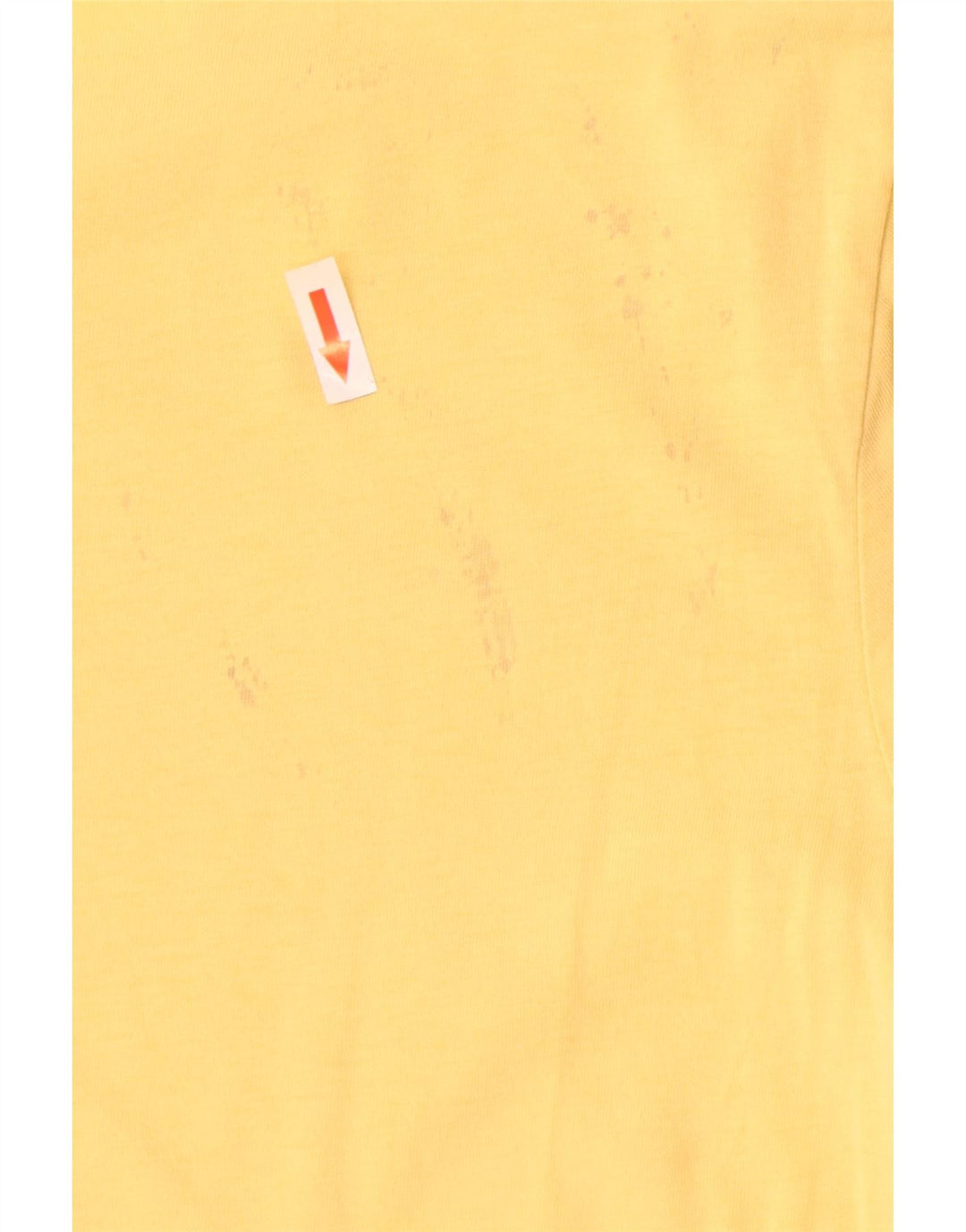 Levi's Womens Graphic T-Shirt Top UK 12 Medium Yellow