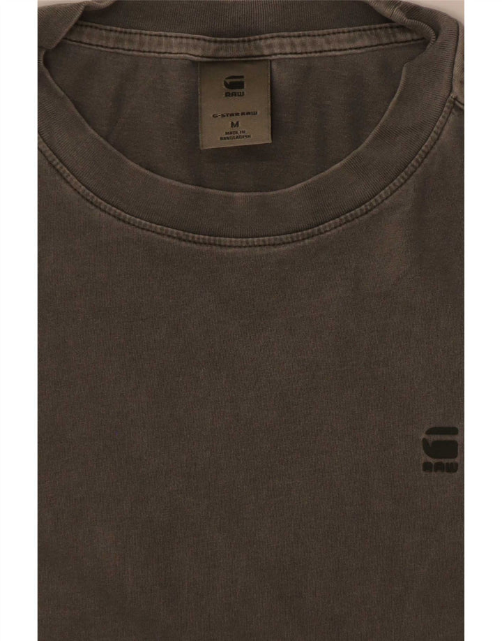G-Star Mens T-Shirt Top Medium Grey