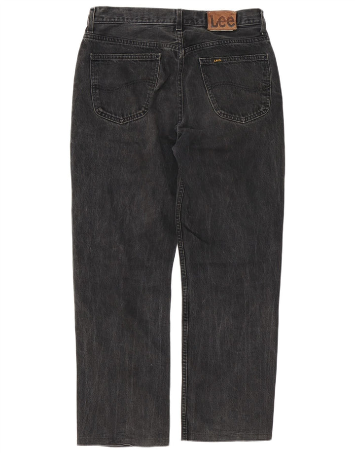 Lee Mens Straight Jeans W34 L29 Black