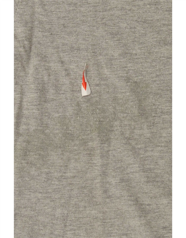 Kappa Mens T-Shirt Top 3XL Grey Cotton