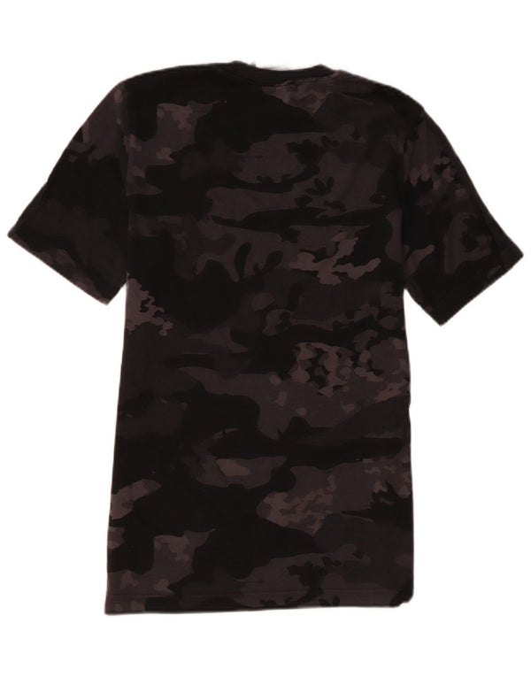 Adidas Mens T-Shirt Top XS Grey Camouflage Cotton
