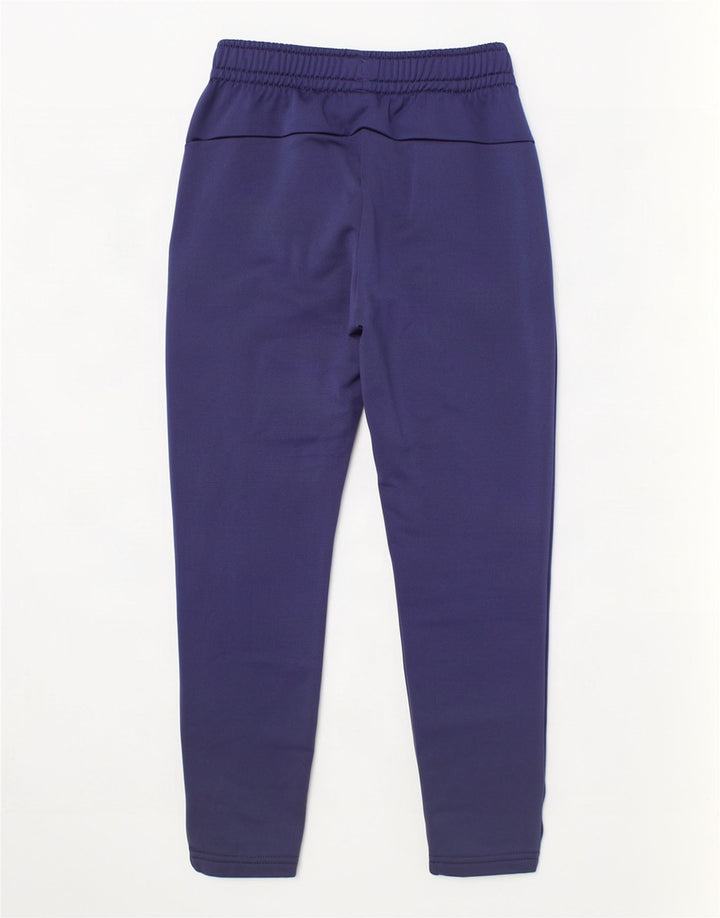 Puma Boys Tracksuit Trousers 7-8 Years Navy Blue Polyester
